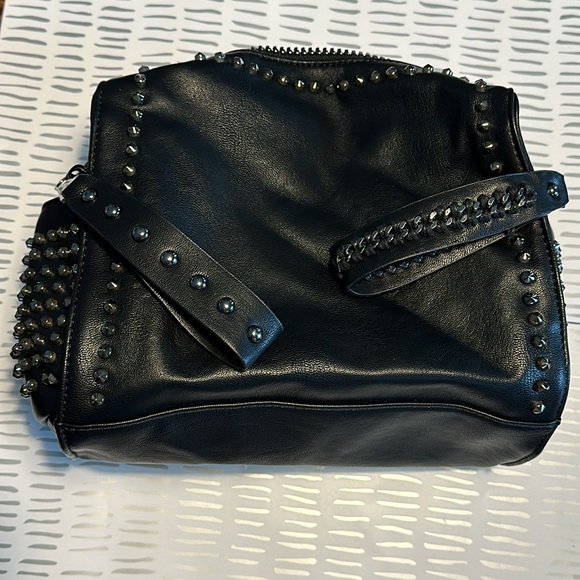 Joseko studded black handbag - Picture 5 of 7
